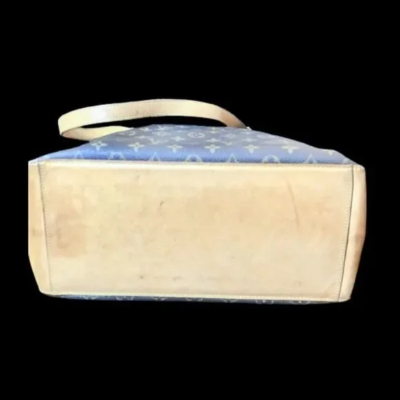 LOUIS VUITTON CABAS MEZZO Monogram Top Zip Laptop Work Travel Shoulder Bag - Picture 6 of 17